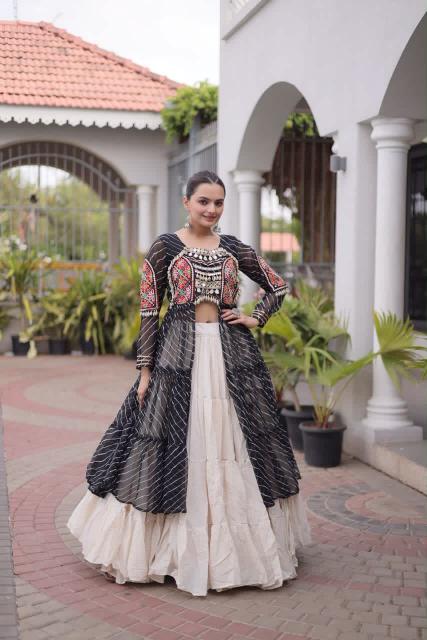 Black Silk lehenga choli wholesale market in Kerala